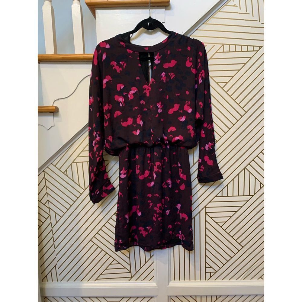 Eight Sixty Womens Floral Long Sleeve Dress